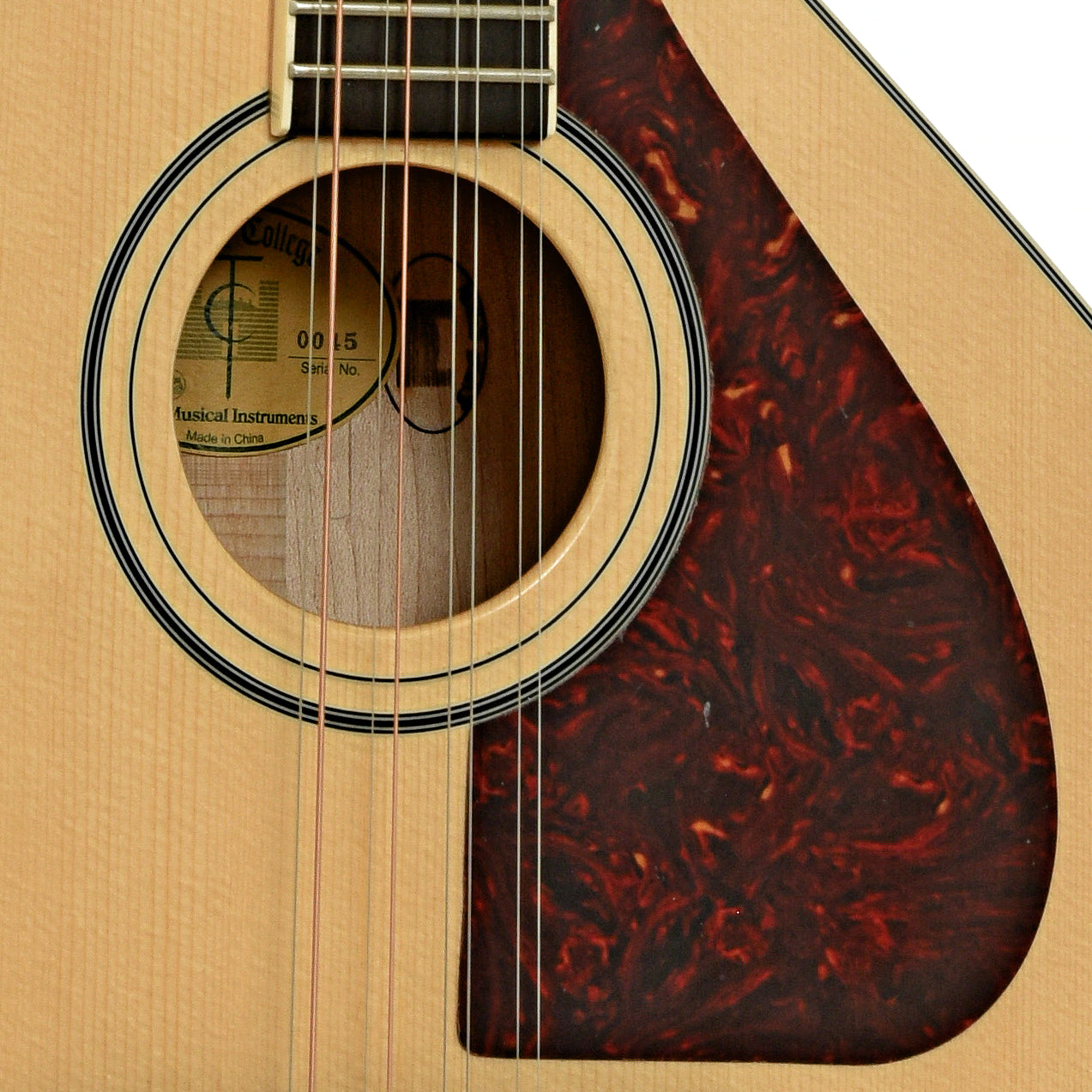 Soundhole of Trinity College Bouzouki