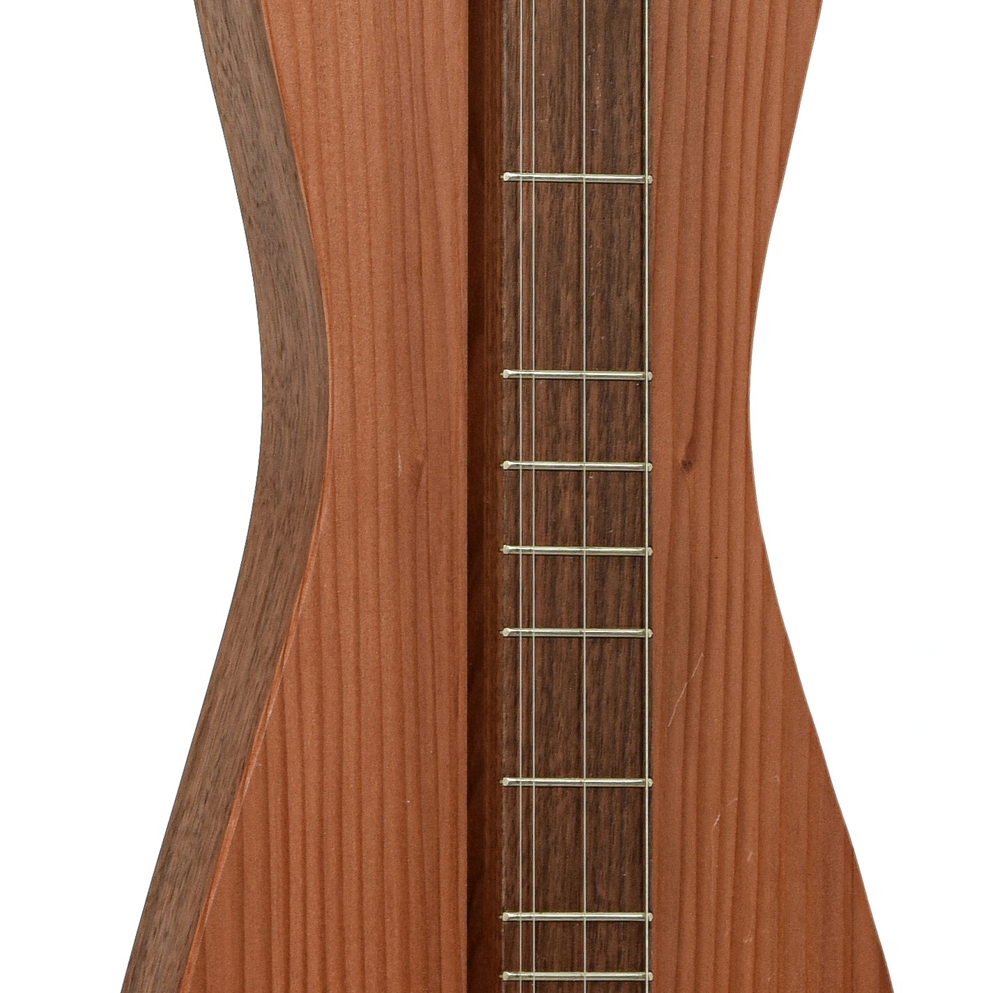  Waist of McSpadden Ginger 3/4 Size Walnut & Redwood Lap Dulcimer  