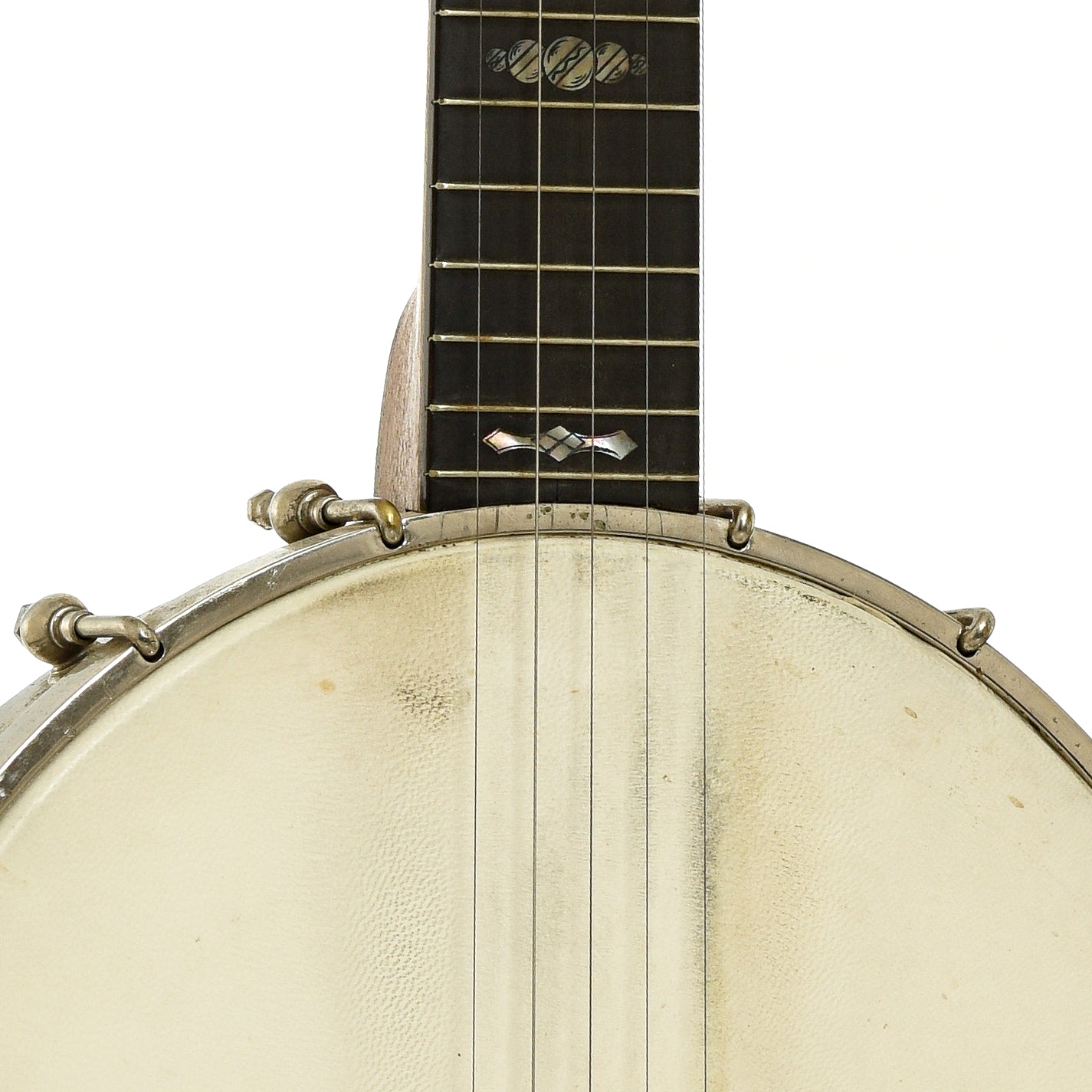 Neck joint of Washburn Model 1025 Openback Banjo 