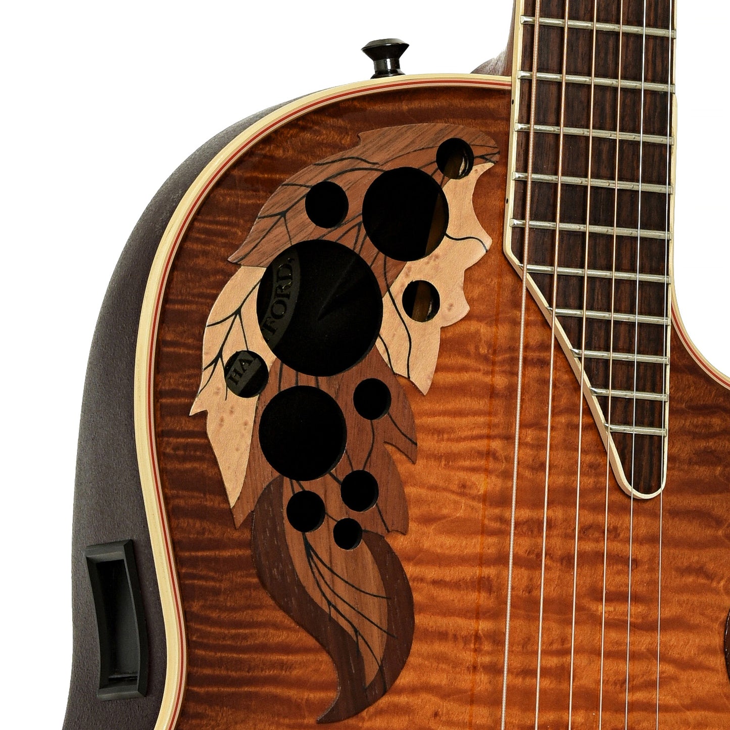 Soundholes of Ovation 1998 Collectors' Series Acoustic-Electric Guitar (1998)