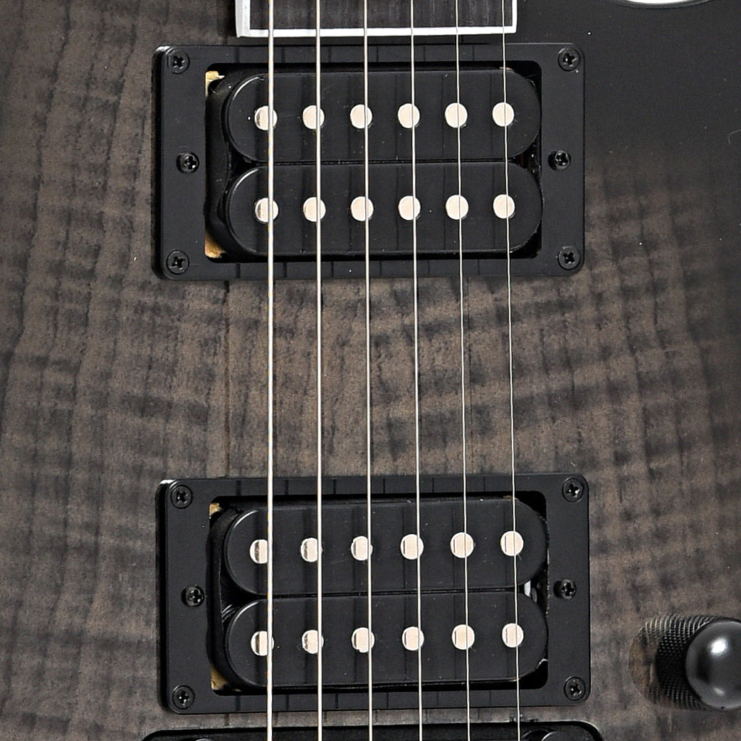 Pickups of Ibanez Gio GRG320FA Electric Guitar, Transparent Black Sunburst