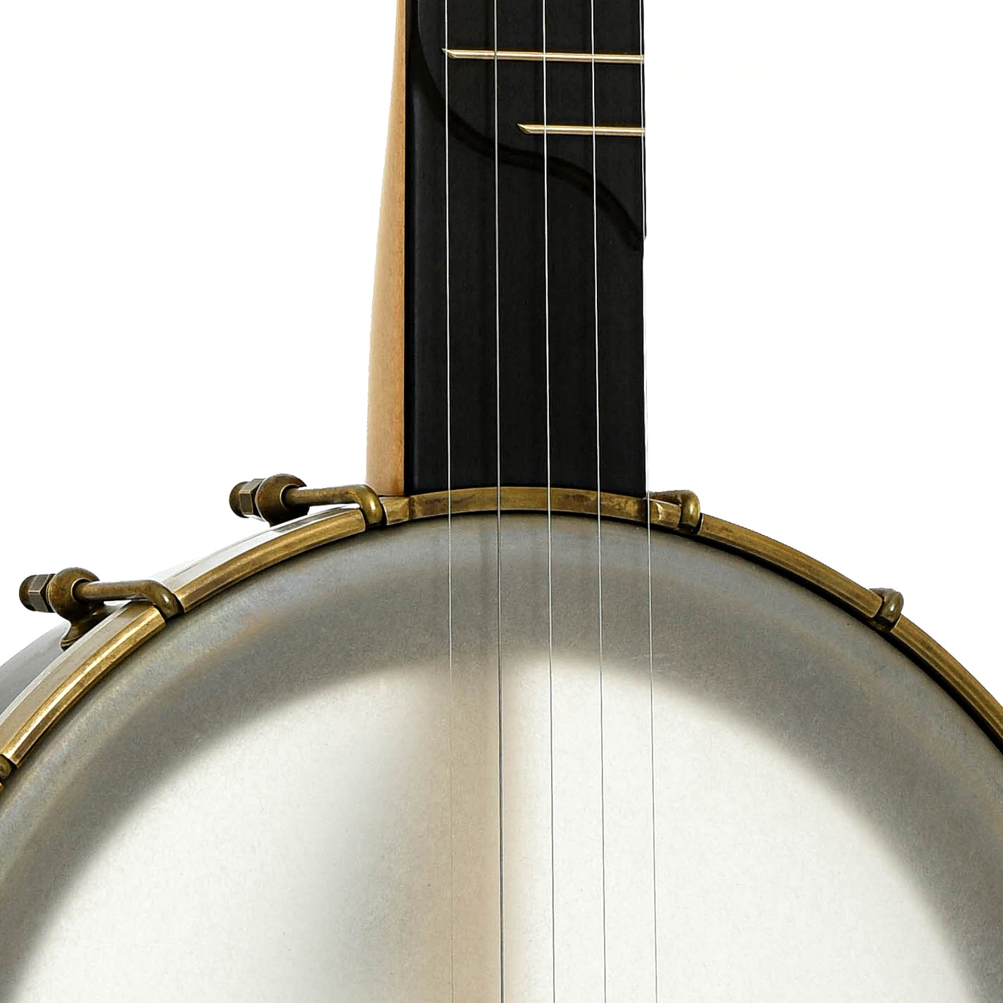 Front neck joint of Rickard Maple Ridge 11" Openback Banjo
