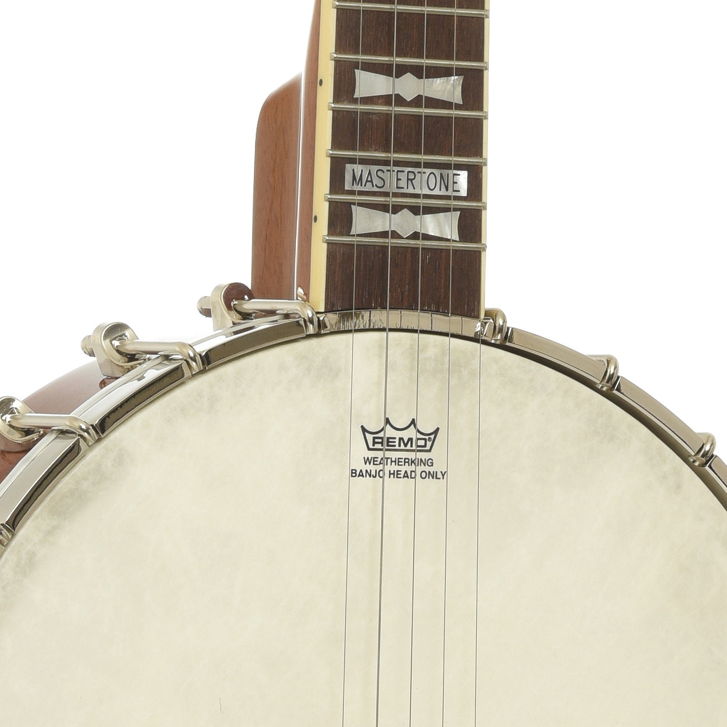 Front neck joint of Epiphone Mastertone Bowtie Openback Banjo 