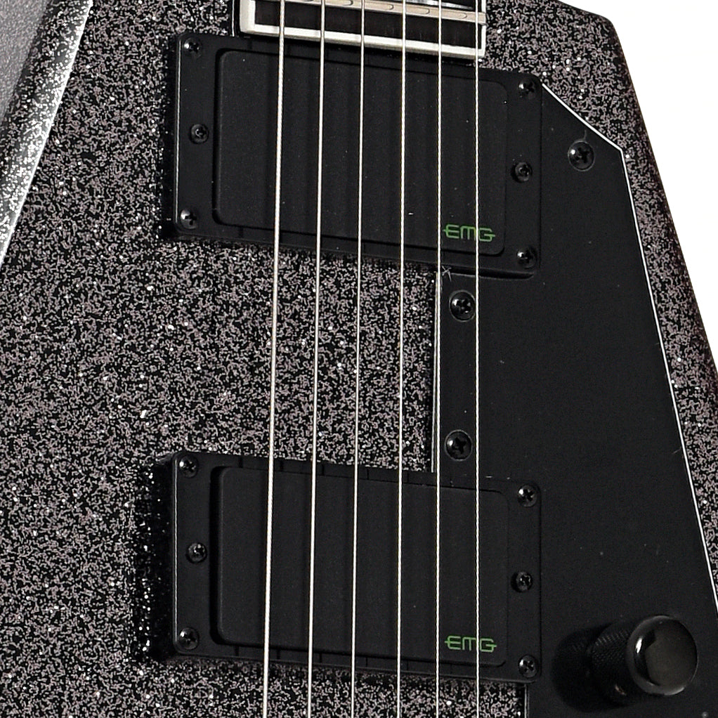 Pickups of ESP LTD KH-V Electric Guitar, Black Sparkle