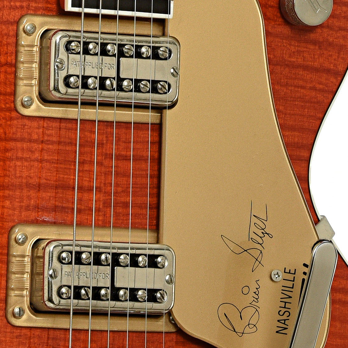 Pickups of Gretsch Brian Setzer G6120SSU Hollowbody Electric Guitar