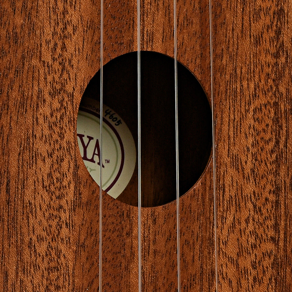 Soundhole of Kiwaya Eco Series KS-1G Soprano Ukulele 