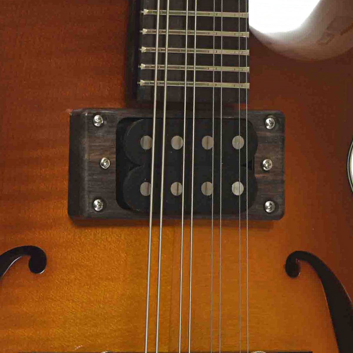 Eastman ERM El Rey Mandolin & Case, Goldburst, Pickup