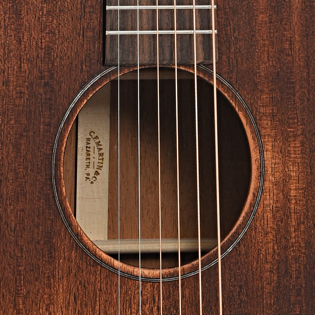 Sound hole of Martin 000-15ML Streetmaster Lefthanded