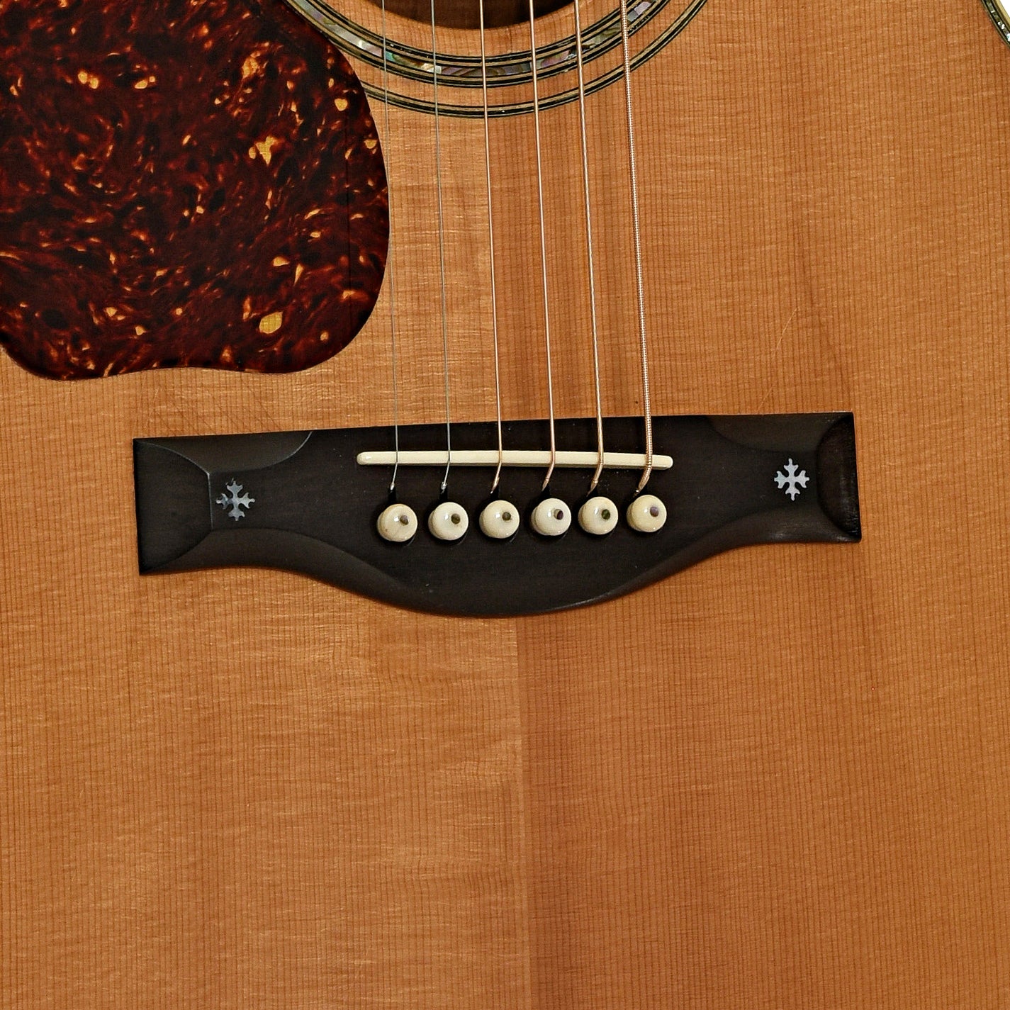 Bridge of Santa Cruz F Koa LH Acoustic Guitar 