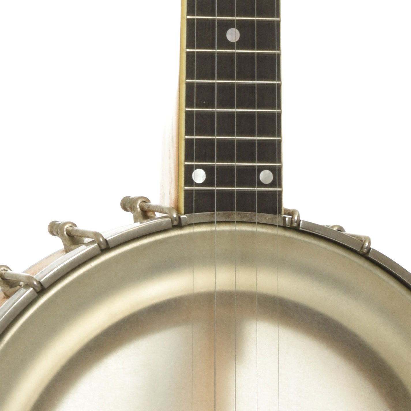 Front neck joint of Bart Reiter Professional Openback BanjoFront neck joint of Bart Reiter Professional Openback Banjo