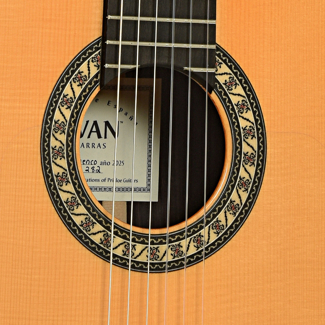 Pavan Flamenca Negra Spruce Classical Guitar (2025)