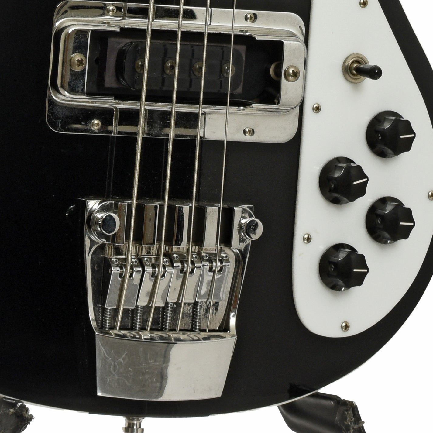Bridge and controld of Rickenbacker 4003 JG Electric Bass  