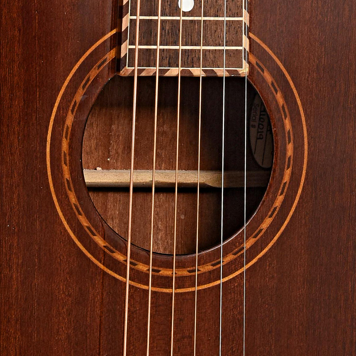 Soundhole of Gold Tone SM Weissenborn Plus & Case, Shopworn