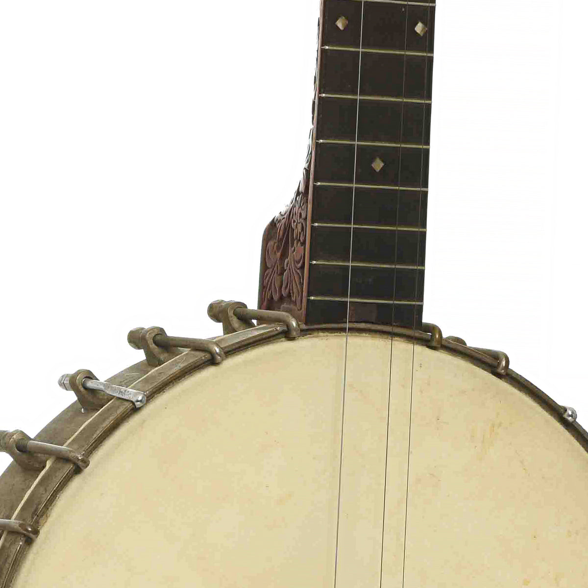 Neck Joint of S.S. Stewart Thoroughbred No.1 Openback Banjo