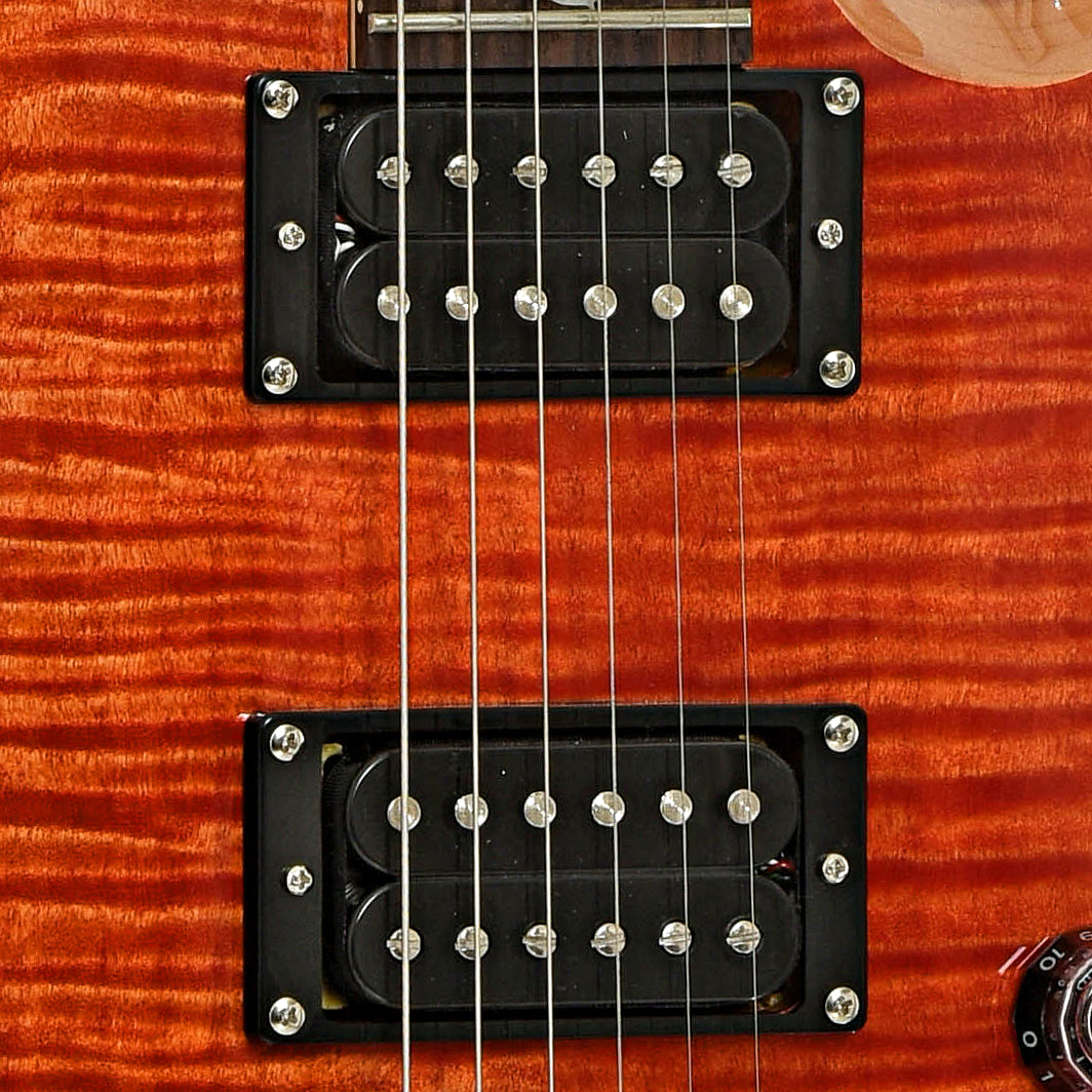 Pickups of PRS SE CE24 Electric Guitar, Blood Orange
