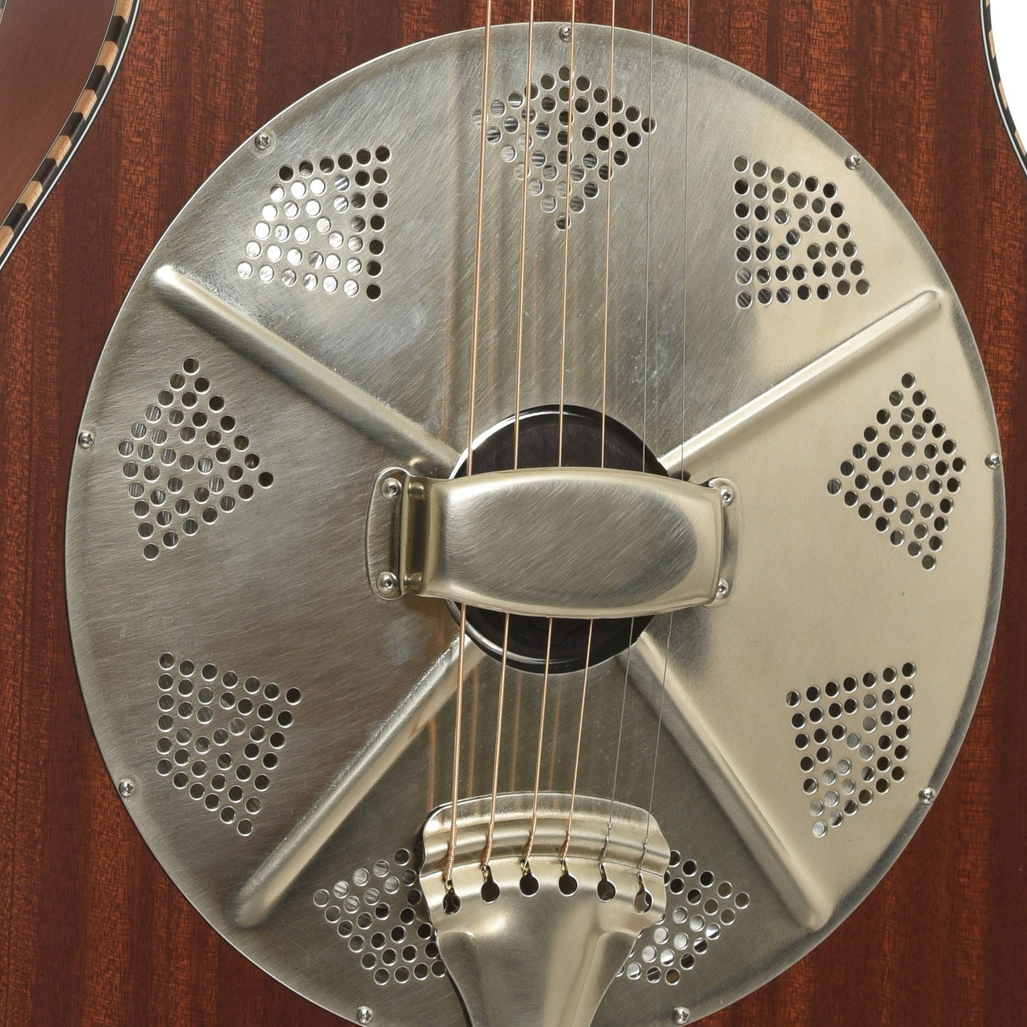 Coverplate of National M2 Roundneck Resonator Acoustic Guitar