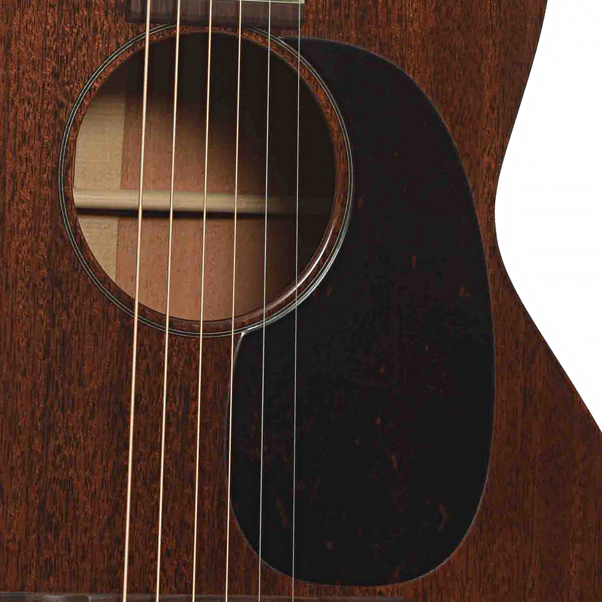 Soundhole of Martin 00-17 Authentic 1931 Acoustic Guitar