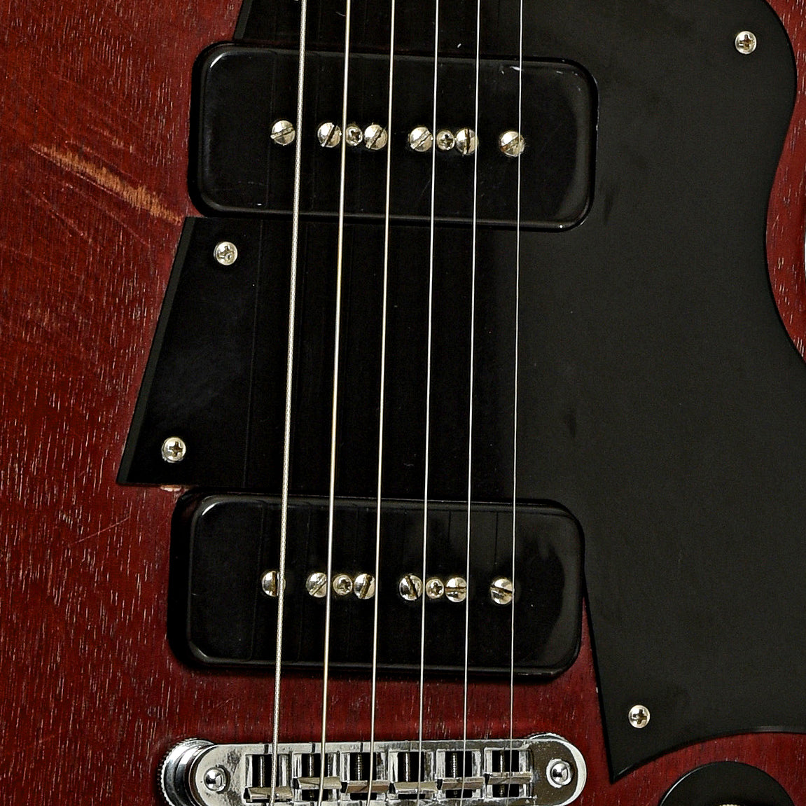 Pickups of Gibson Faded Les Paul Special DC Electric Guitar 