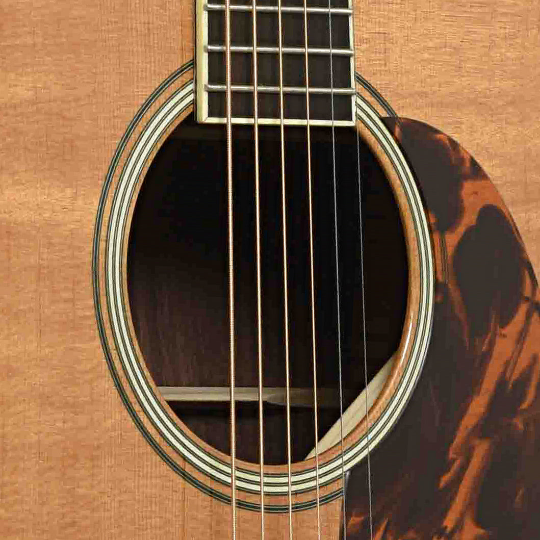 Soundhole of Huss and Dalton TD-R Pilgrim Custom
