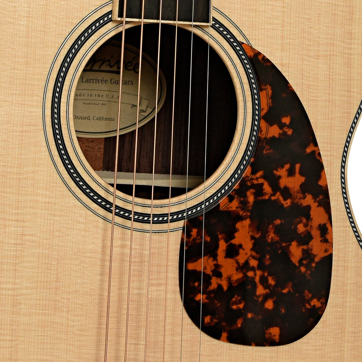 Soundhole of Larrivee 000-40R Legacy Series Acoustic