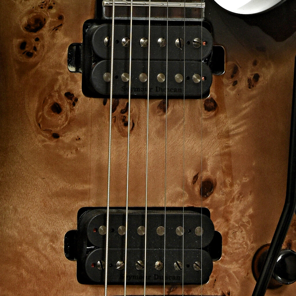 Pickups of ESP LTD H-1001FR Electric Guitar, Black Natural Burst