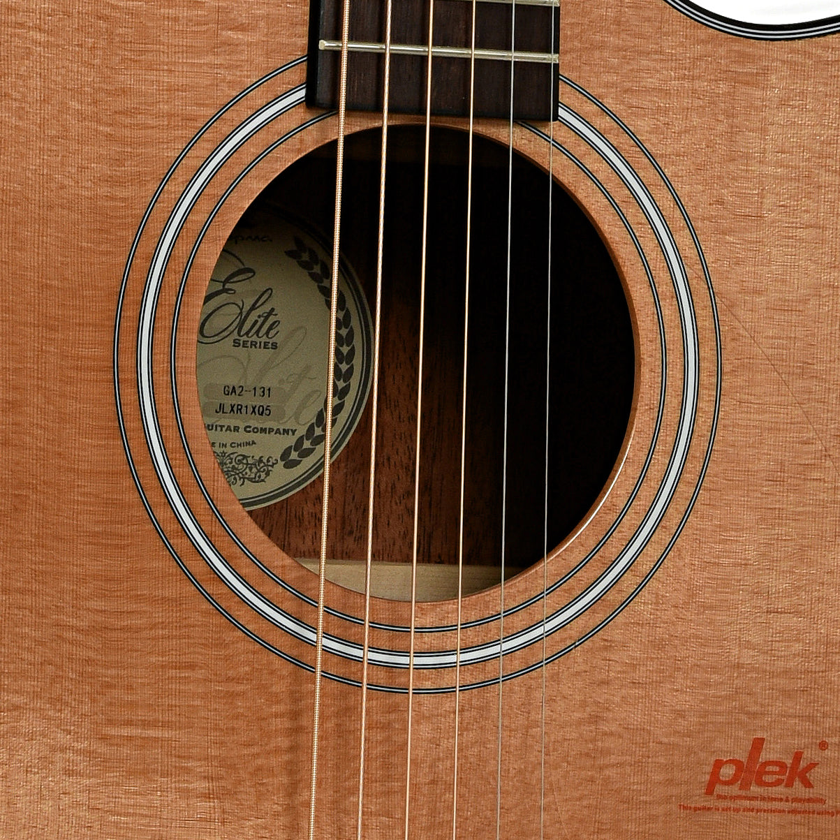 Soundhole of Kepma Elite GA2-131 Grand Auditorium Acoustic Guitar 
