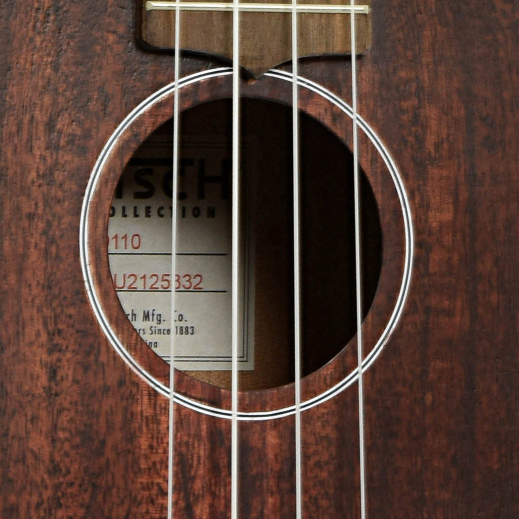 Soundhole of Gretsch G9110 Concert Standard Ukulele