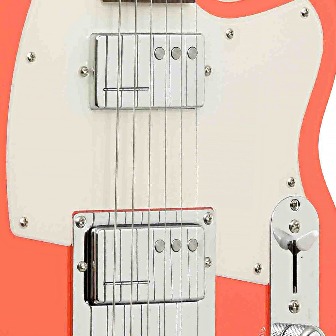 Reverend Charger Cleancut Electric Guitar, Feisty Red