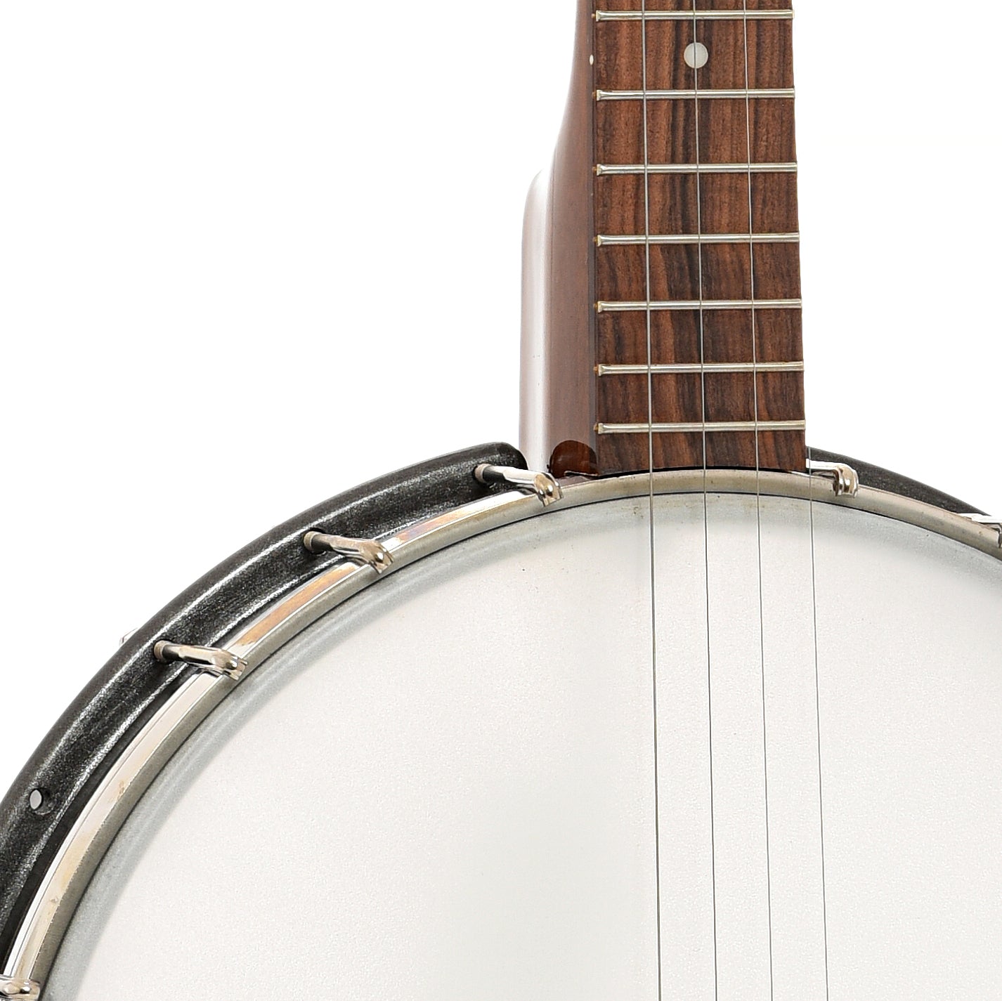 Front body and neck join of Rover RB-20P Plectrum Openback Banjo