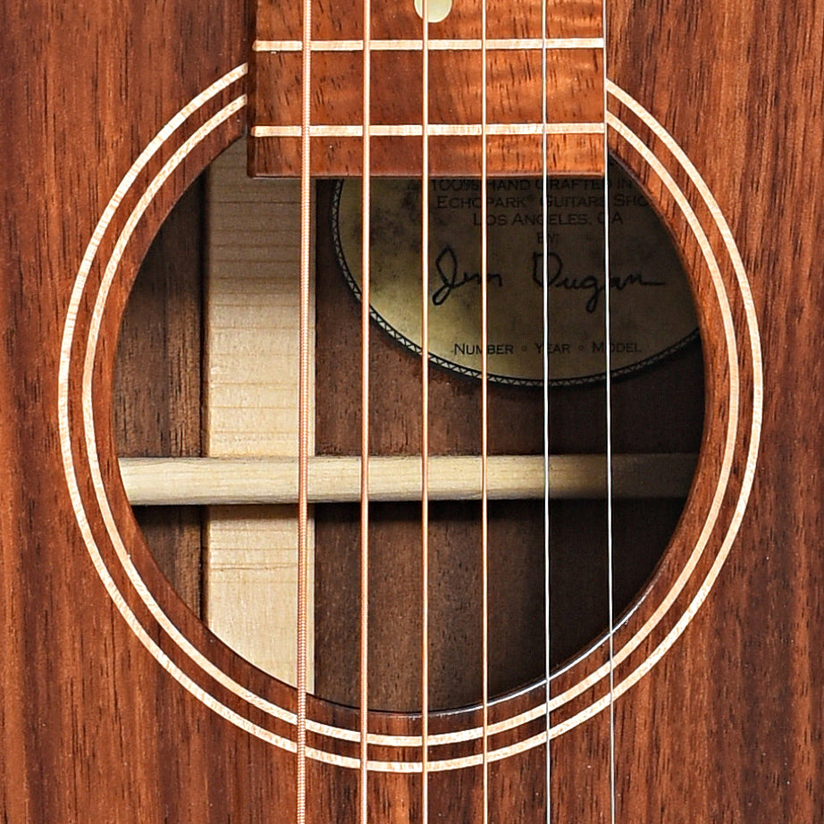 Sound hole of Traditional American Acoustics Style 1 Hawaiian Guitar (2023)