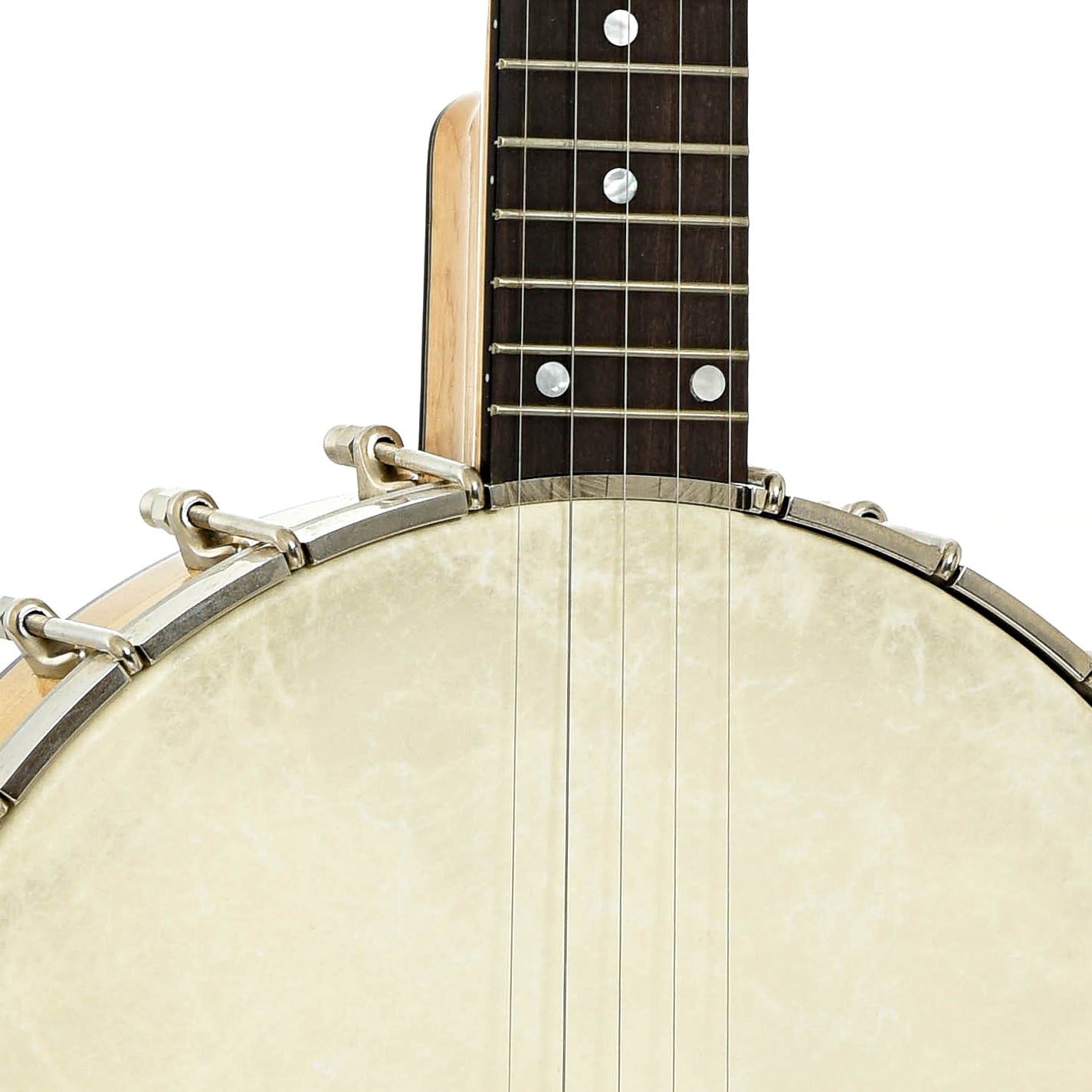 Front neck joint of Wildwood Minstrel Open Back Banjo