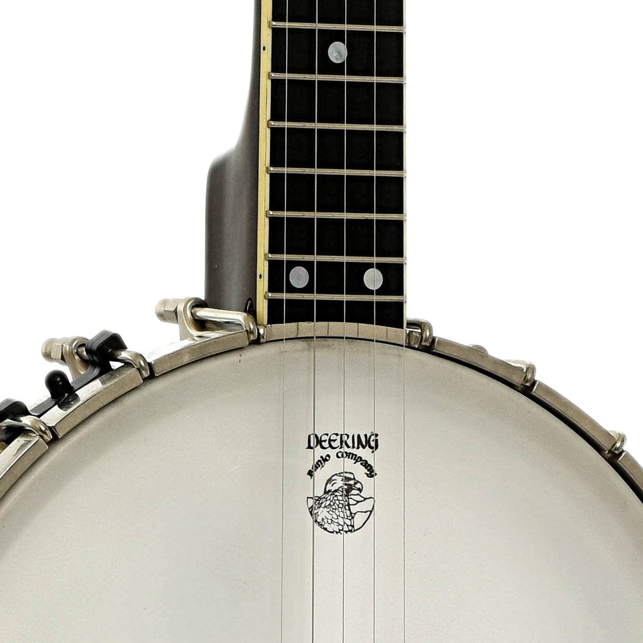 Front neck joint of Deering Vega Extra Long Neck Banjo