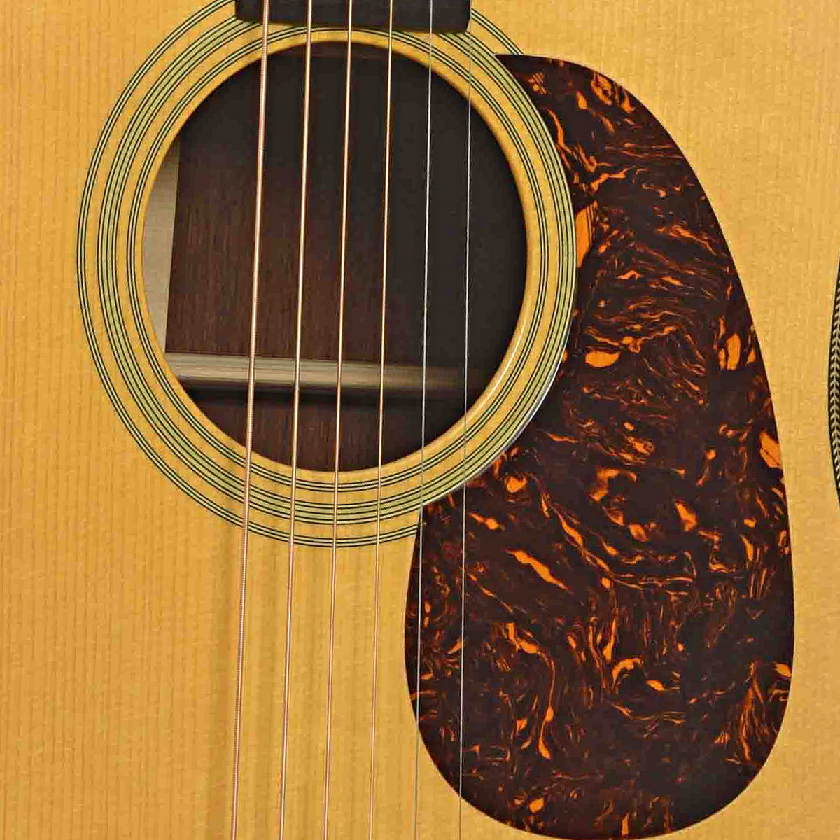 Soundhole of Martin D-28 Authentic 1931 Acoustic Guitar