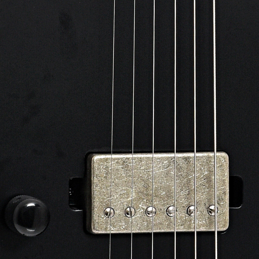 Humbucker pickup of ESP LTD Left Handed M-201HT Electric Guitar, Black Satin