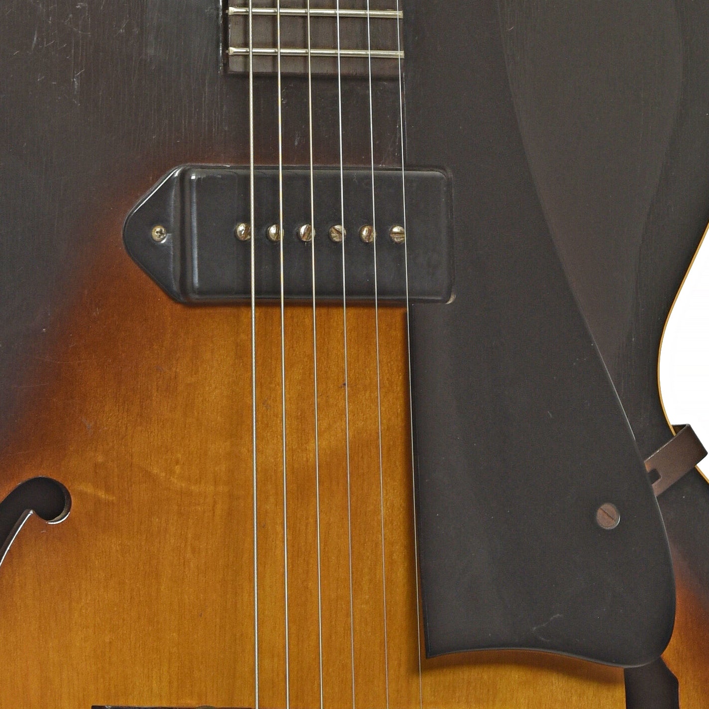 Soundhole of Gibson ES-125 Hollowbody Electric Guitar
