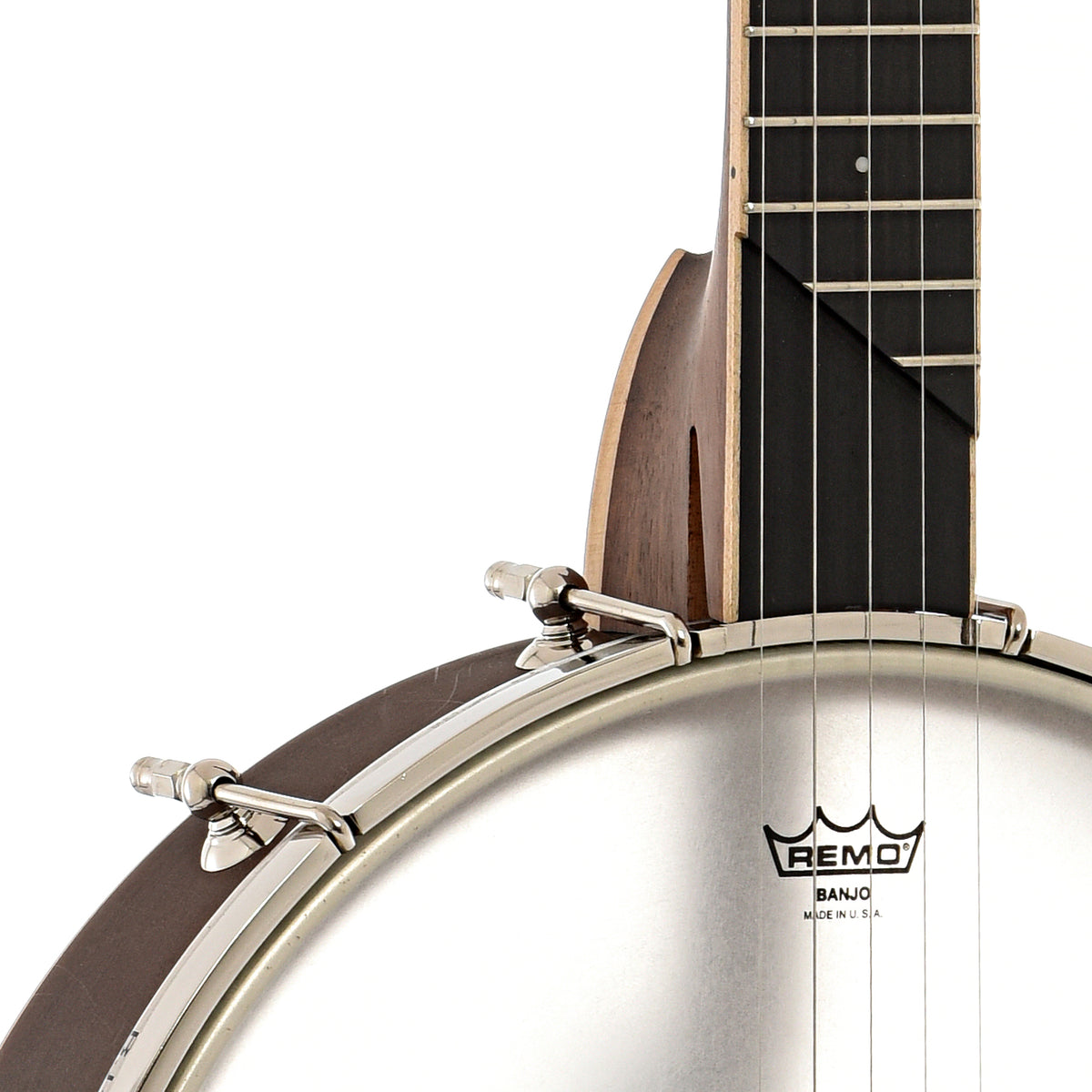 Fretboard Scoop of Gold Tone HM-100 High Moon 12in Openback Banjo & Case, Shopworn