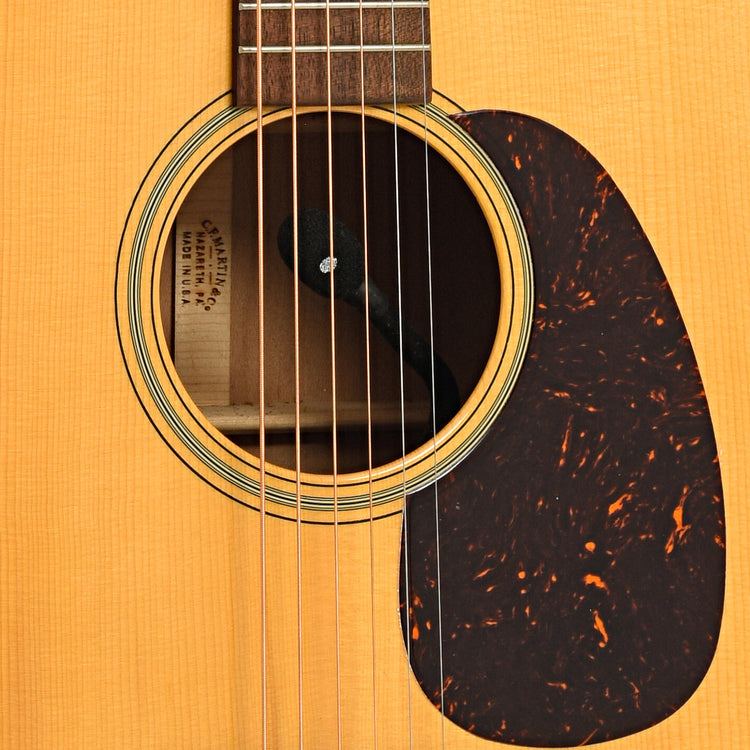 Sound hole and pickguard of Martin American 1 Limited Edition