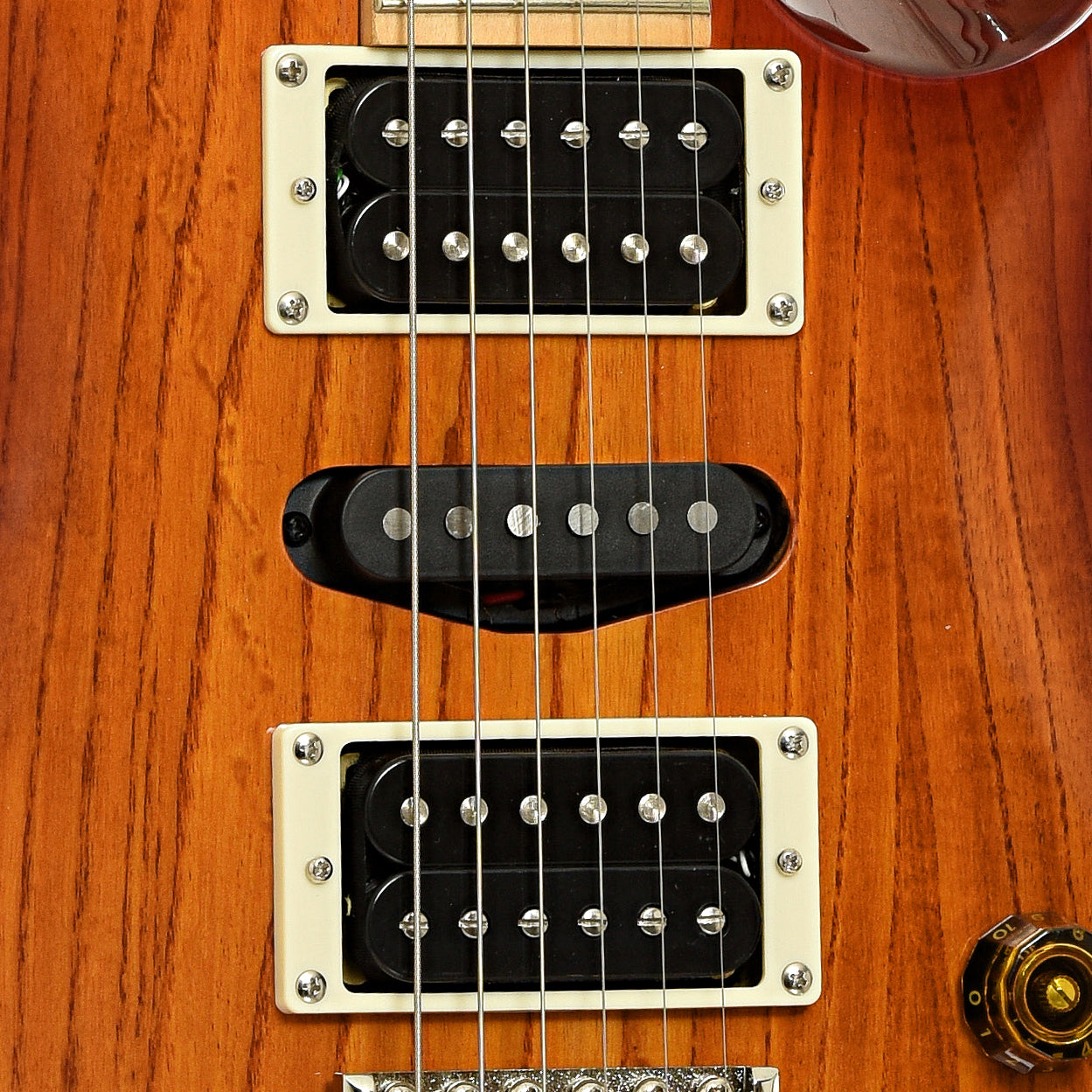 Pickups of PRS SE Swamp Ash Special Electric Guitar Vintage Sunburst, Shopworn