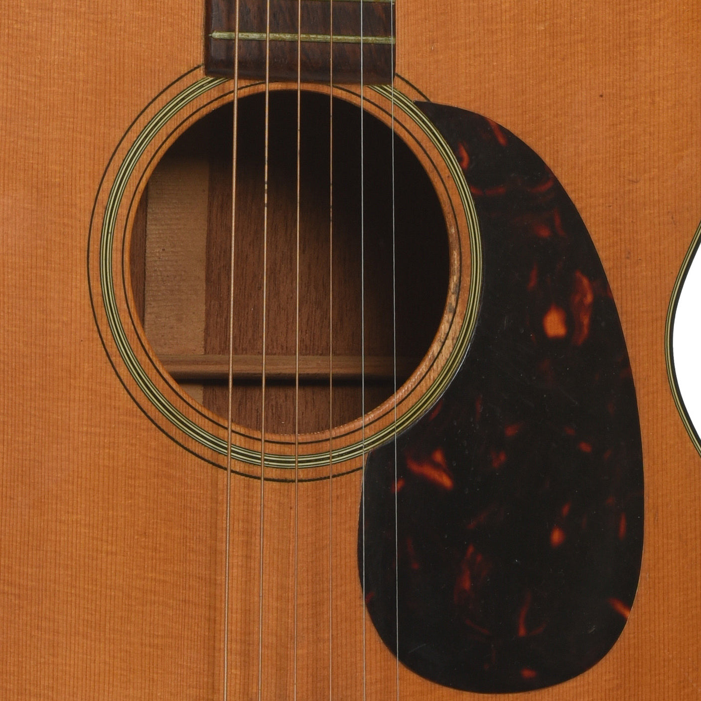 Soundhole of Martin 000-18 Acoustic Guitar 