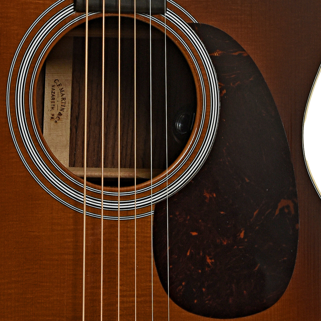 Soundhole of Martin GPC 16 Special Acoustic Electric Guitar 