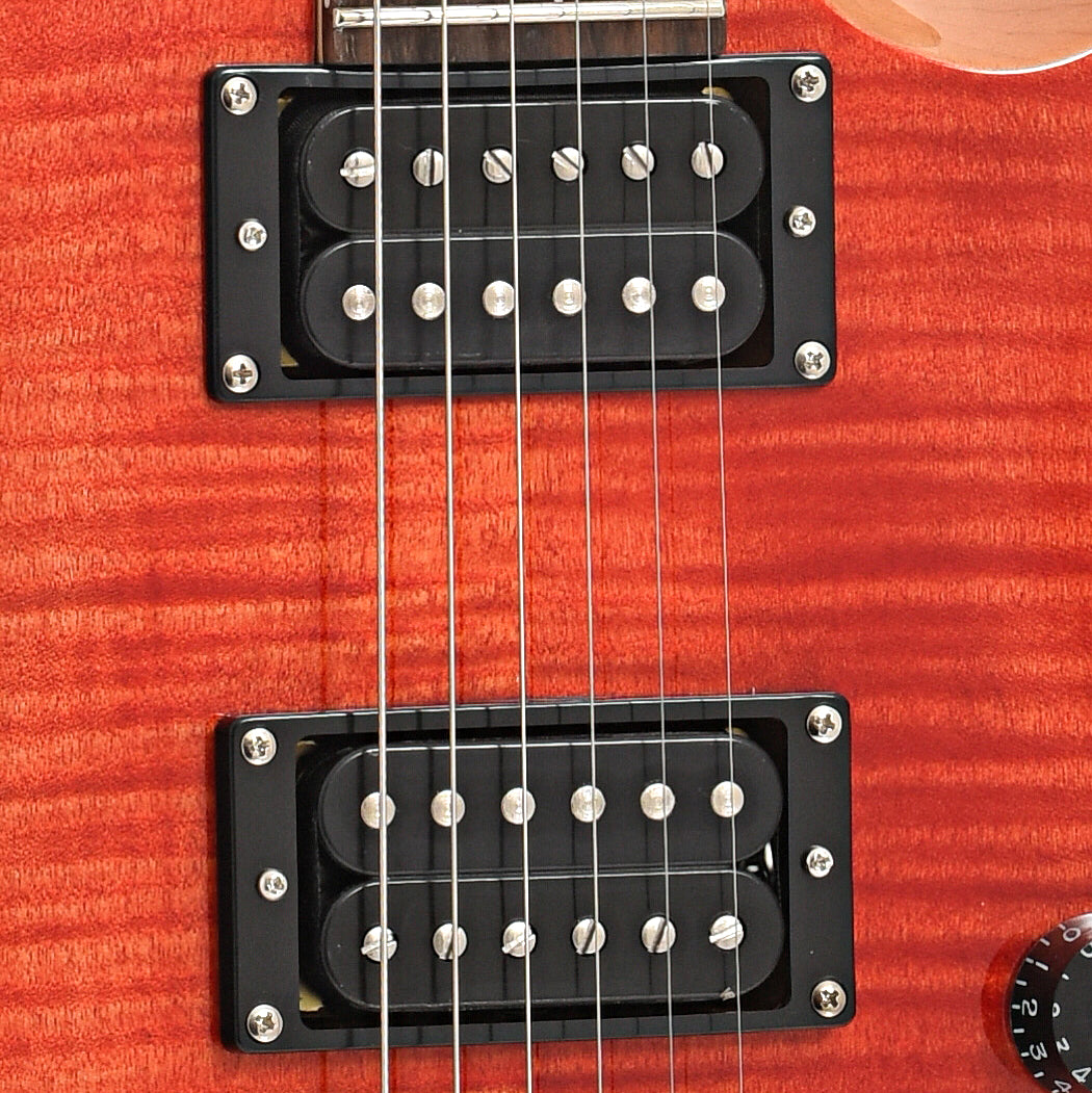 Pickups of PRS SE CE24 Electric Guitar, Blood Orange