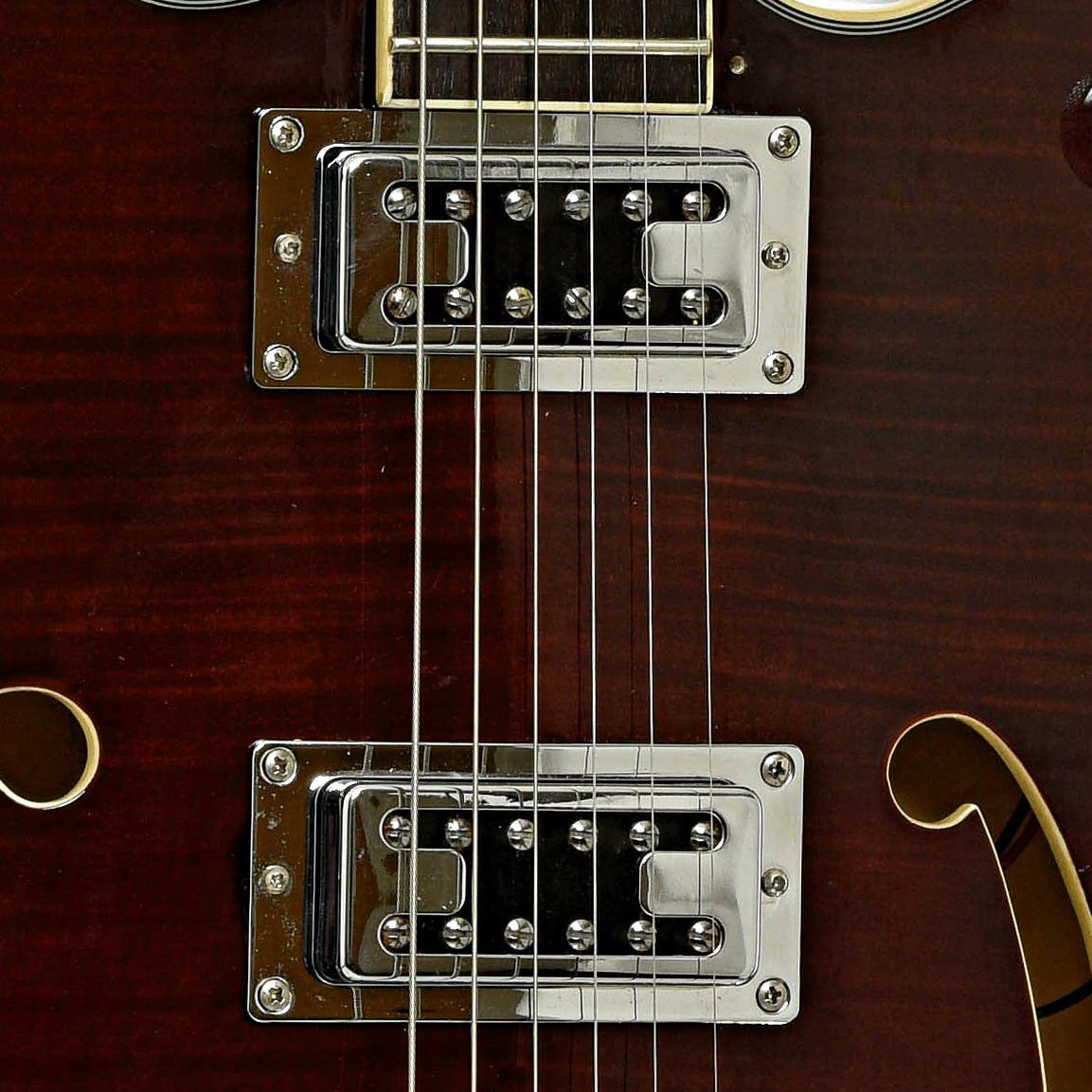 Pickups of Eastwood Classic 6 Semi-Hollowbody Electric Guitar