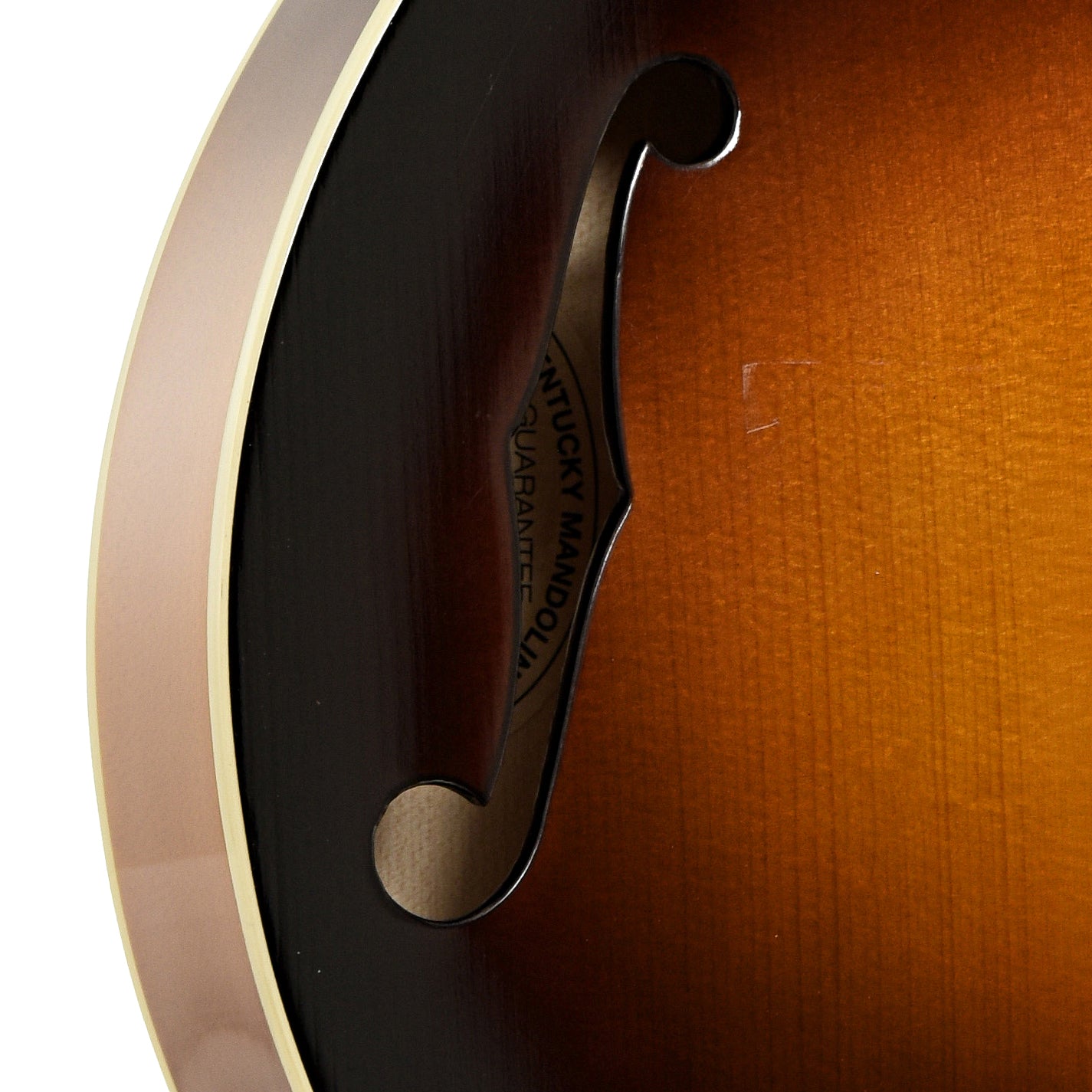 F-hole of Kentucky KM-150 A-Model Mandolin 