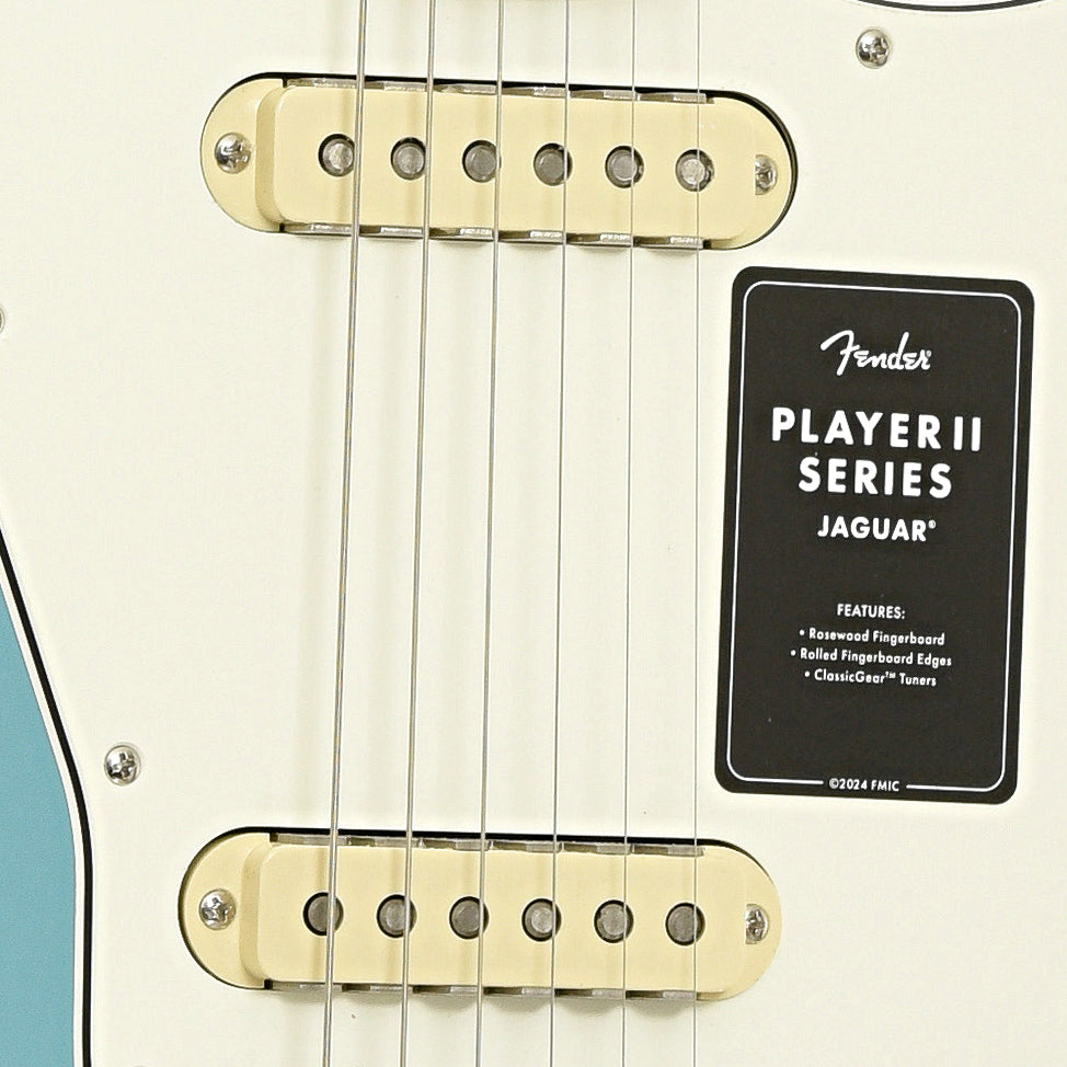 Pickups of Fender Player II Jaguar Electric Guitar, Aquatone Blue 