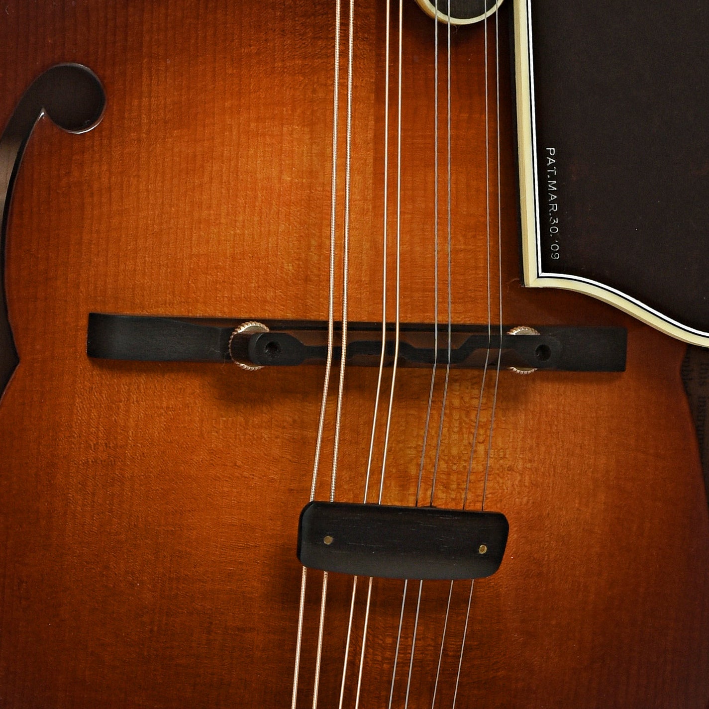 Bridge of Gibson Custom 1923 F-5 Master Model Reissue Mandolin