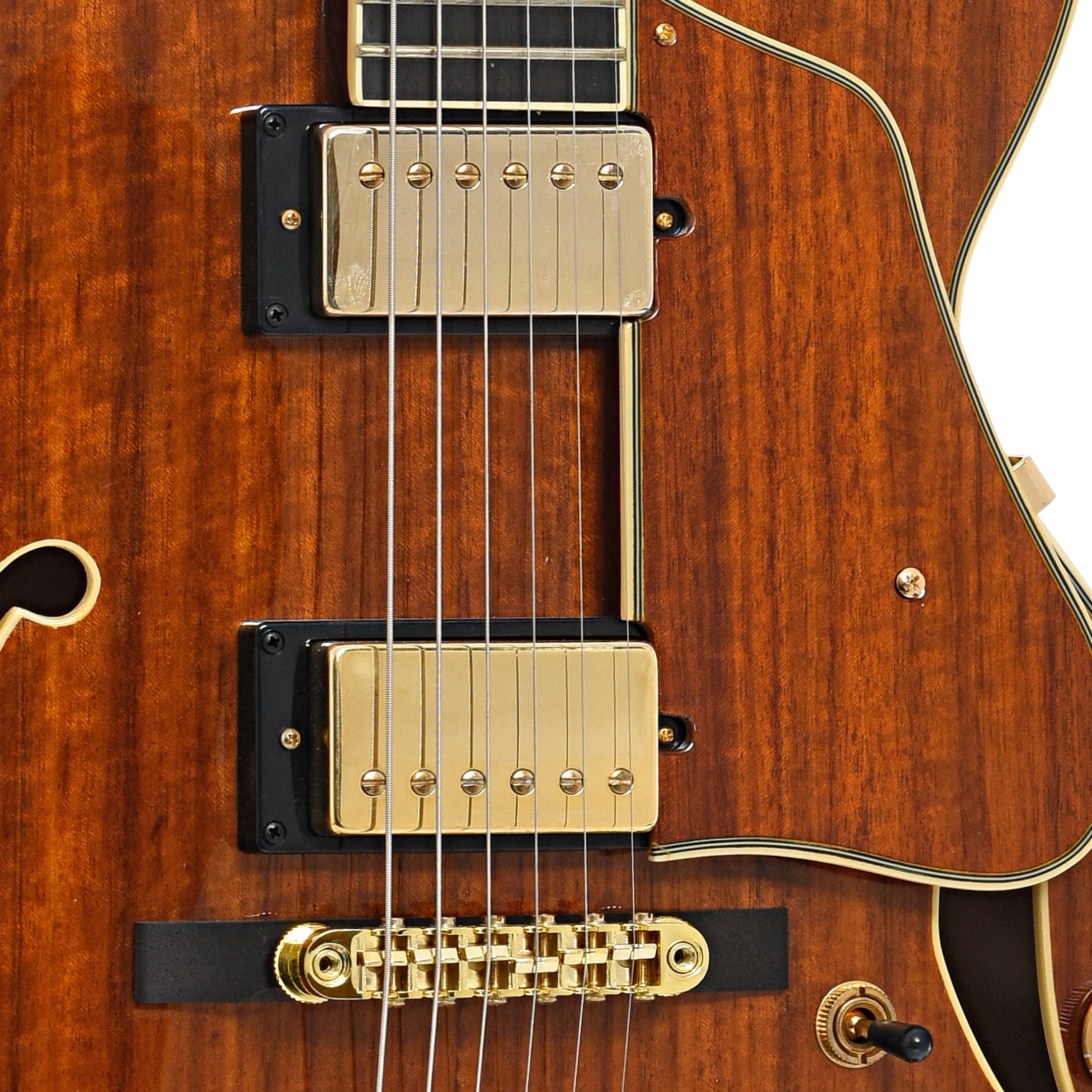 Pickups of Ibanez Artcore Expressionist AG95K Hollowbody Guitar, Natural