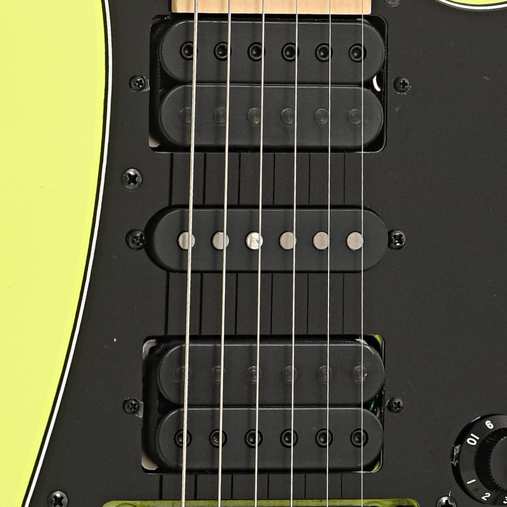 Pickups of Ibanez RG550 Genesis Collection Electric Guitar, Desert Sun Yellow