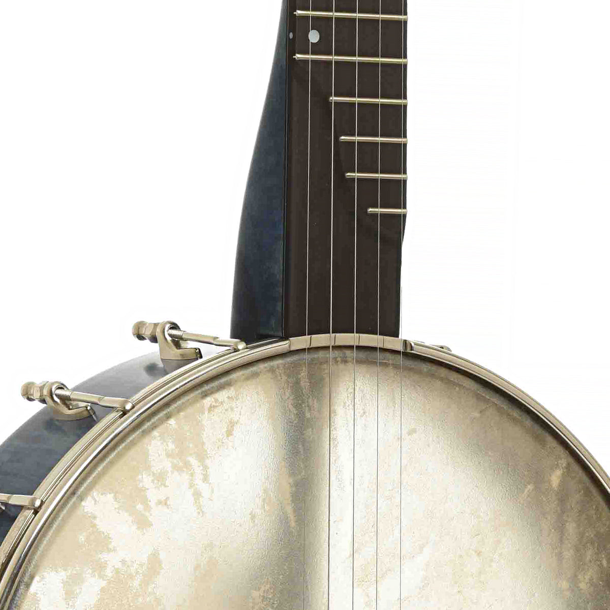Fretboard Scoop of Chuck Lee Ovilla 12in Openback Banjo & Case, 878