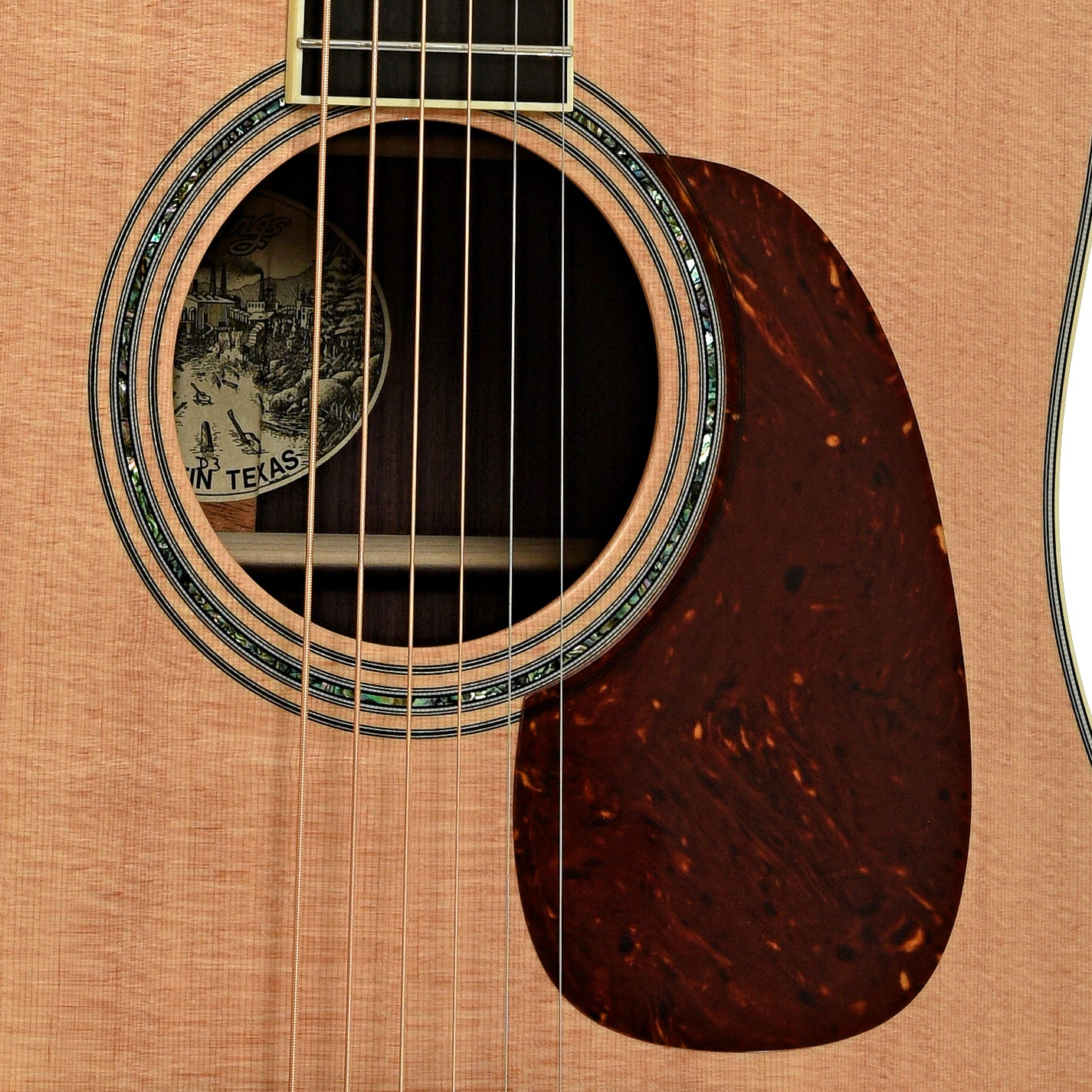 Soundhole fo Collings D3 Dreadnought Acoustic Guitar