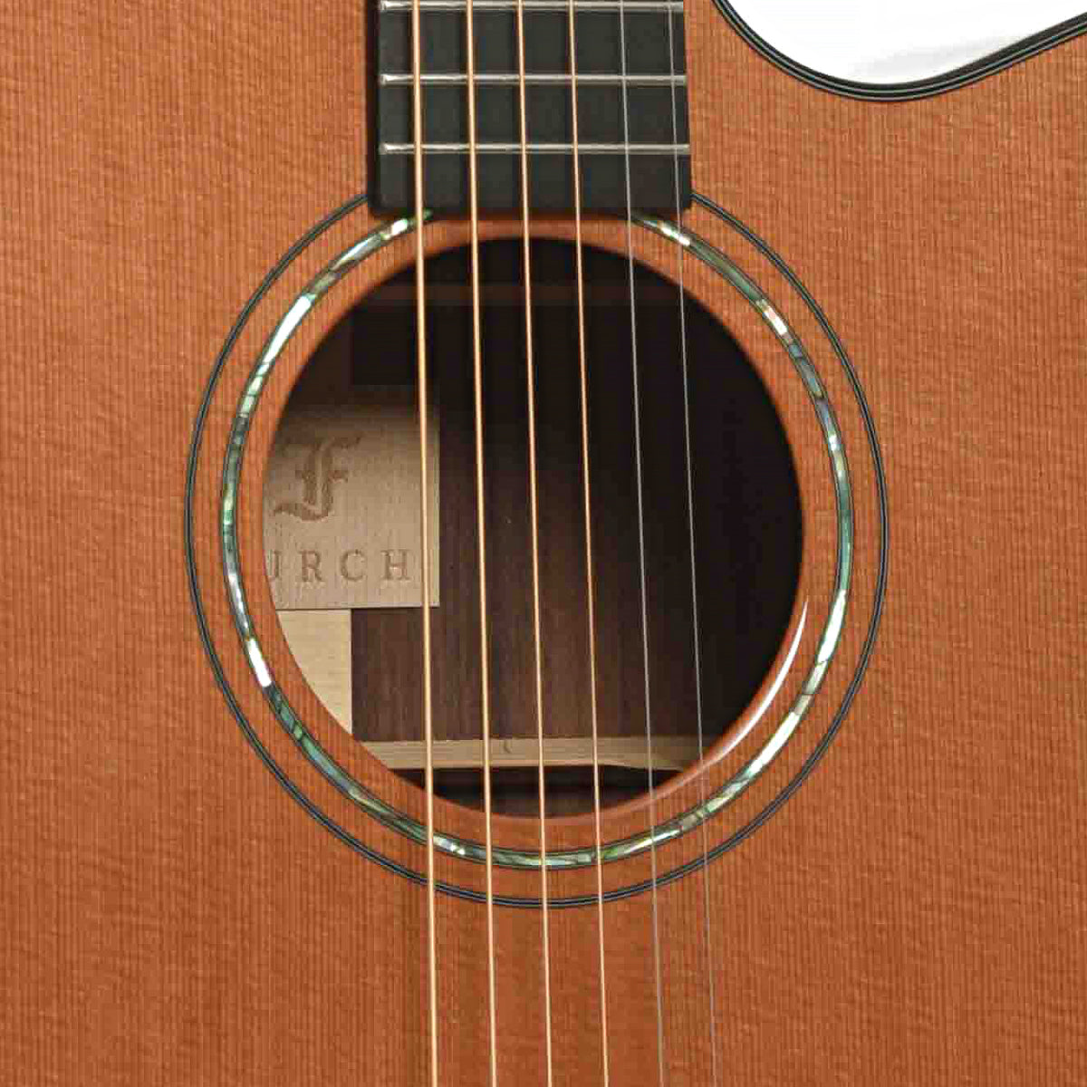 Soundhole of Furch Yellow GC-CR